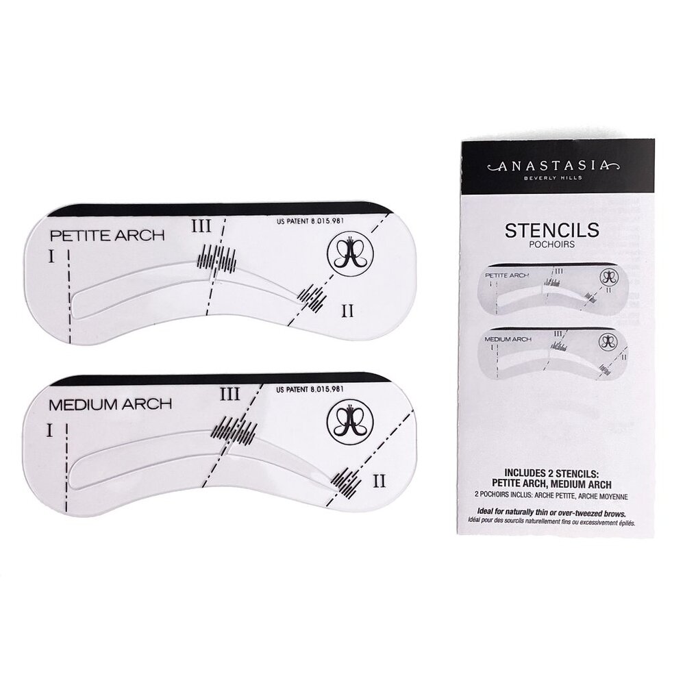 Anastasia Beverly Hills - Stencils - Petite Arch & Medium Arch